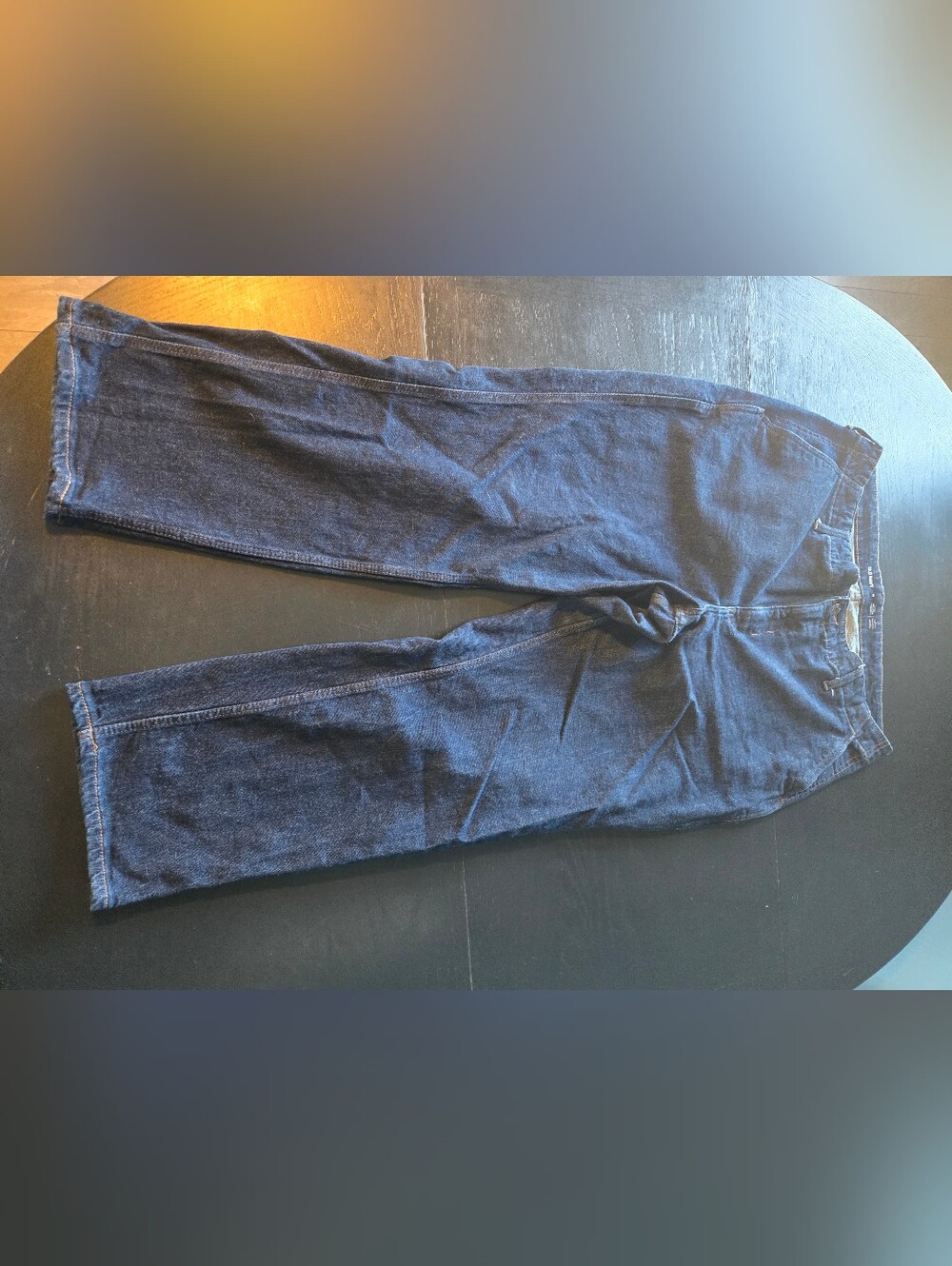 Old Navy Dark Blue Relaxed Straight Jeans